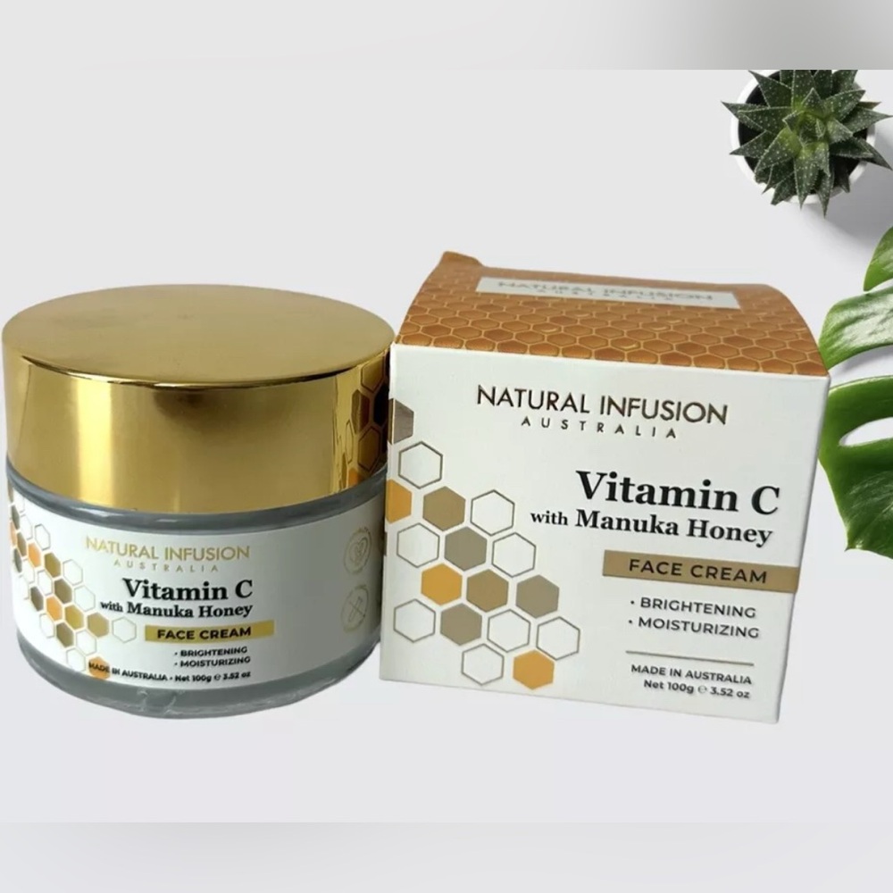 Natural Infusion  Australia Vitamin C  with Manuka Honey face Cream 3.52 fl oz